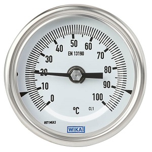 Термометр биметаллический Wika TG54 (EN 13190)